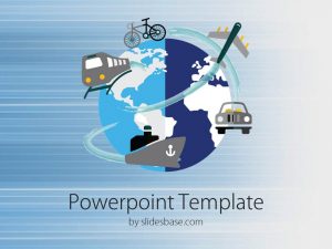 chalkboard powerpoint template slide world bike train ship train plane transport powerpoint template