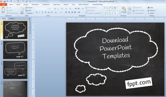 chalkboard powerpoint templates