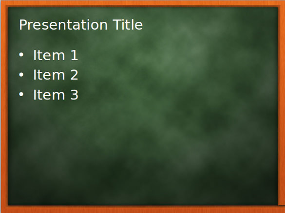 chalkboard powerpoint templates