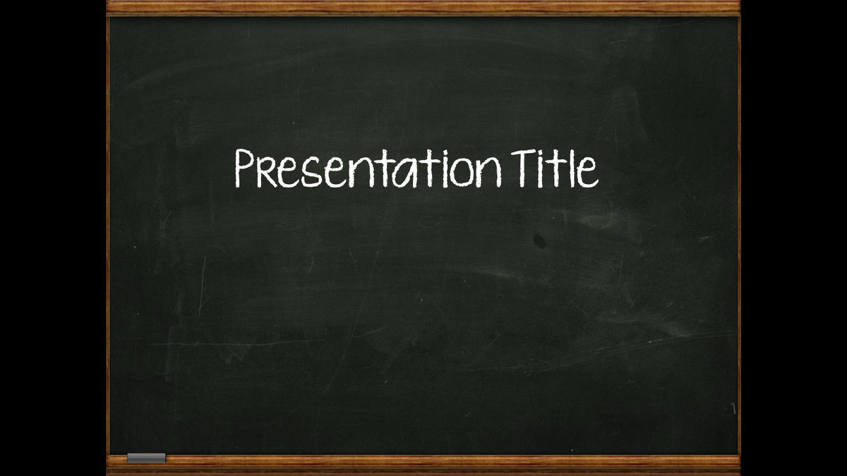 chalkboard powerpoint templates