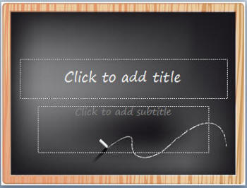 chalkboard ppt template