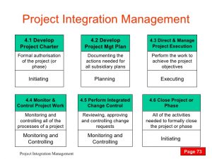 change management plan template ed p project integration management