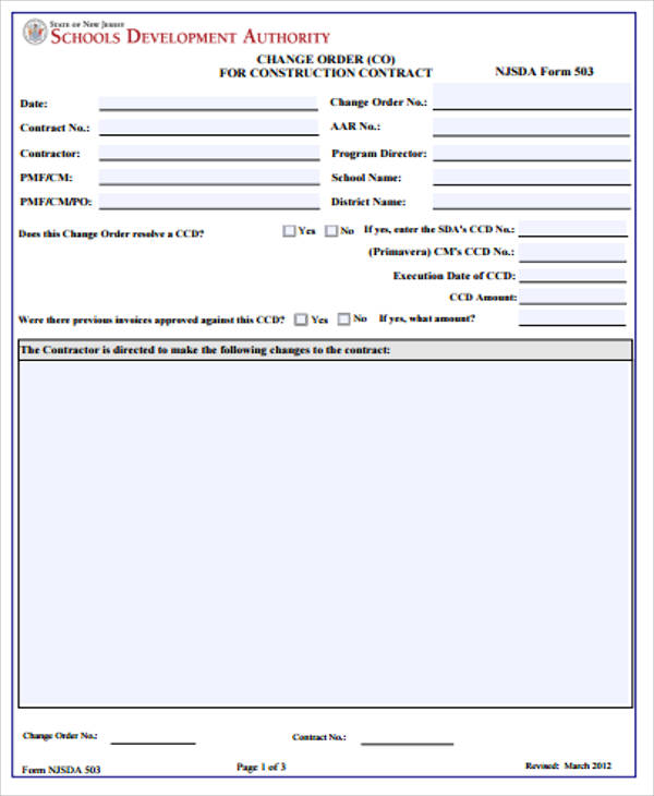 change-order-form-template-business