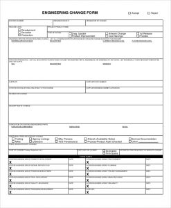 change order form engineering change order form