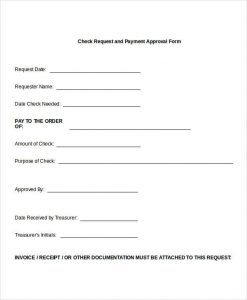 Check Request Form | Template Business