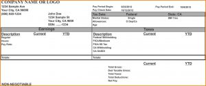 check stubs template fake paycheck stubs templateb