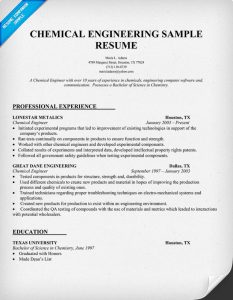 chemical engineer resume chemical engineer resume example