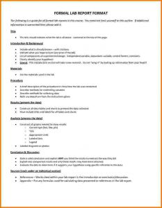 chemistry lab report template formal lab report format high school debfefffbbfcbb