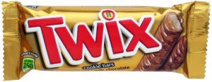 chocolate bar wraper twix wrapper small