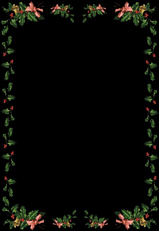 christmas border paper