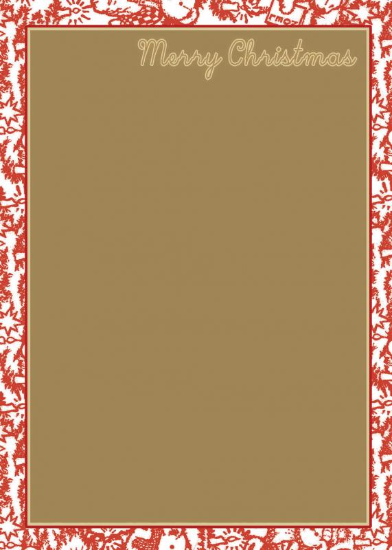 christmas border paper