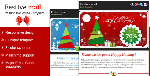 christmas email template