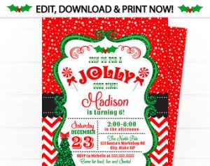 christmas invitation template il x rwvv