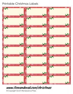 christmas label templates printable christmas labels