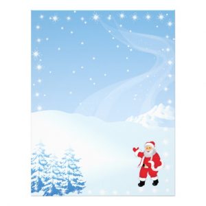 christmas letter paper christmas letter paper santa waving letterhead rfcebbeefeedbaa vgg byvr