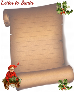 christmas letter paper letter to santa by glenda of glendas world