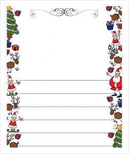 christmas letter templates free download blank letter to santa paper pdf