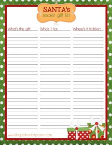 christmas list printable christmasbinderprintables