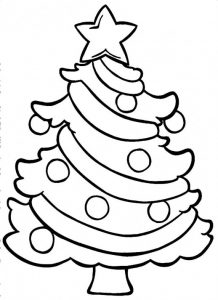 christmas tree printable small christmas tree coloring pages