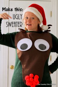 christmas tree printables make your own rudolph ugly christmas sweater