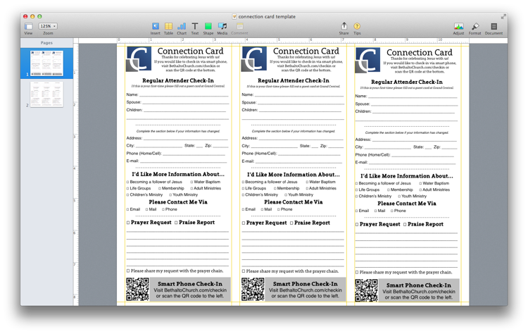 church newsletter templates