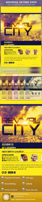 church revival flyer