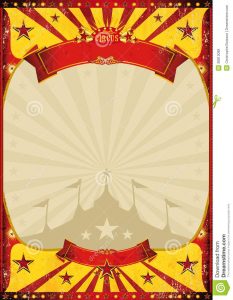 circus poster template chapiteau d affiche de vintage de cirque