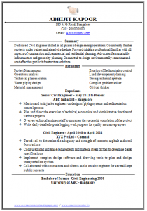 civil engineering resume civil engineer resume sample()