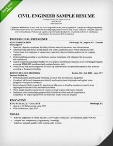 civil engineering resume civil engineer resume sample