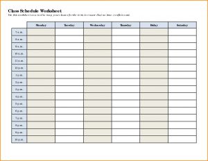 class schedule template class schedule template 62565682