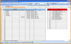 class schedule template weekly class schedule template class schedule 1