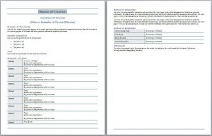 classroom management plan examples course syllabus template