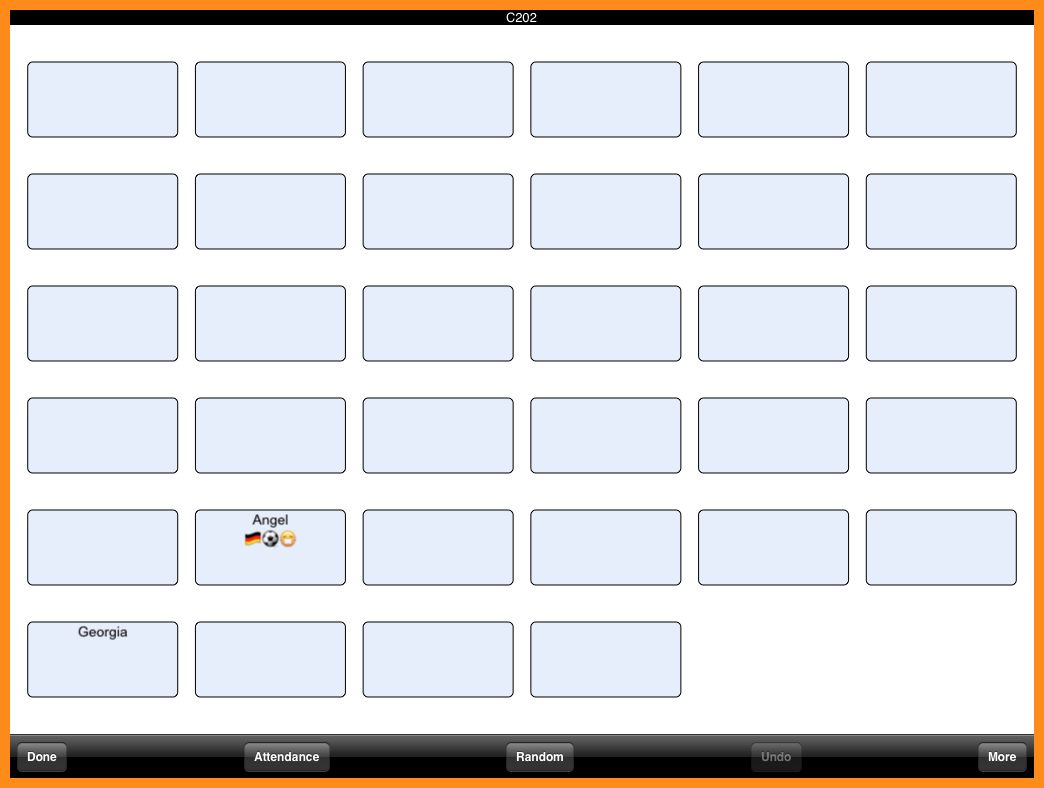 Classroom Seating Chart Examples - Printable Templates