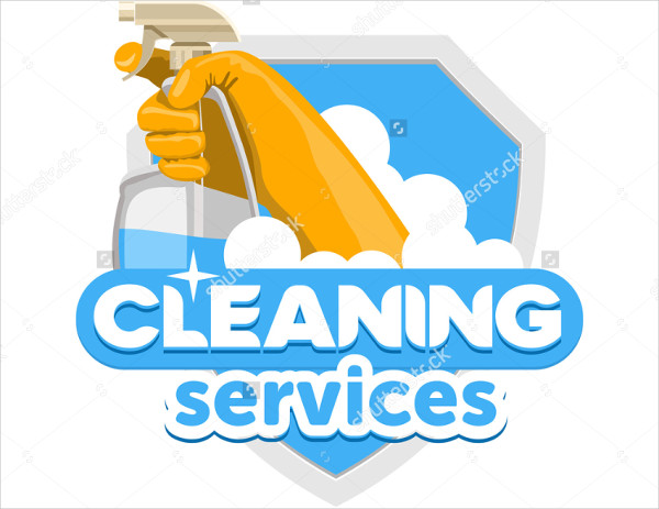 cleaning service logo