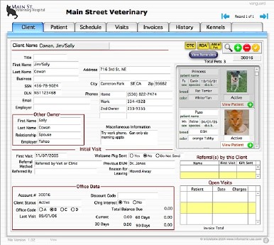 client information form