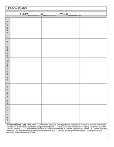 college lesson plan template free preschool lesson plan template printable resume planner free printable blank lesson plan template