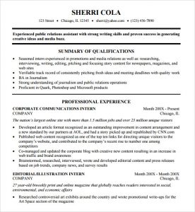 college resume format sample college resume template