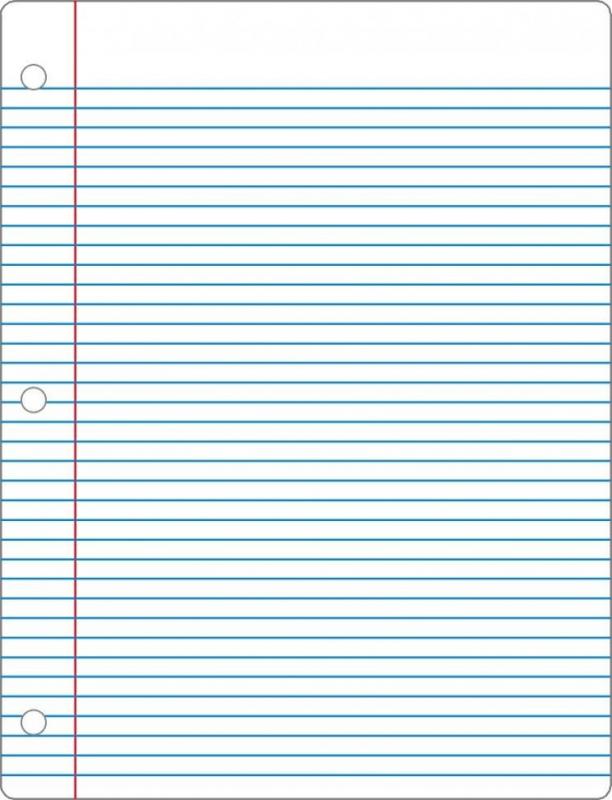 printable notebook paper