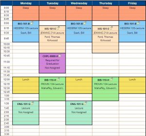 College Schedule Planner | Template Business