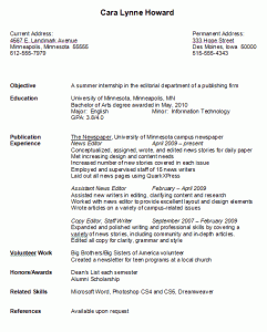 college student resume examples collegegraduateresume