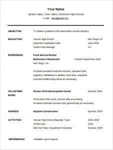 college student resume outline sample high school student resume cv templa