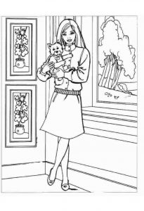 coloring pages of barbie ausmalbilder barbie haus ausdrucken