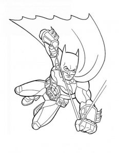 coloring pages of barbie batman