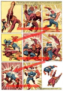 comic book layout template batroc vs capn