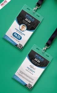 comment card template conference vip entry pass id card template psd preview