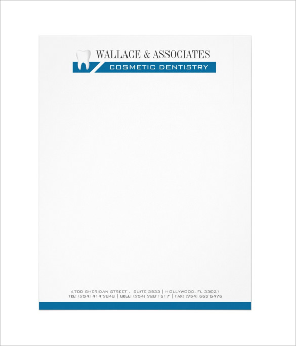 company letterhead example