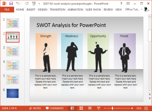 competitor analysis templates free swot analysis presentation template