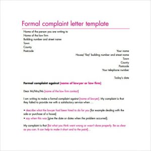 complaint form template misc excellent complaint letters to boss about issues template