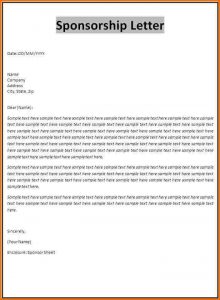 complaint letters sample sponsorship cover letter