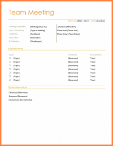 complaints forms templates team meeting agenda team meeting agenda